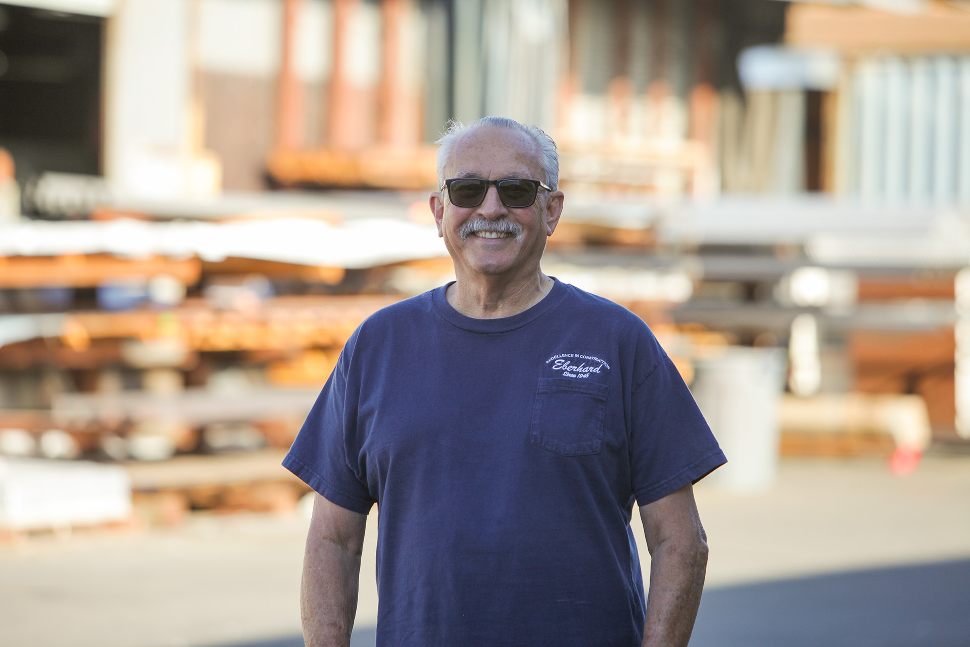 Ramon Soto retirement portrait from construction roofing, waterproofing, sheet metal company Eberhard, A Tecta America Company, LLC