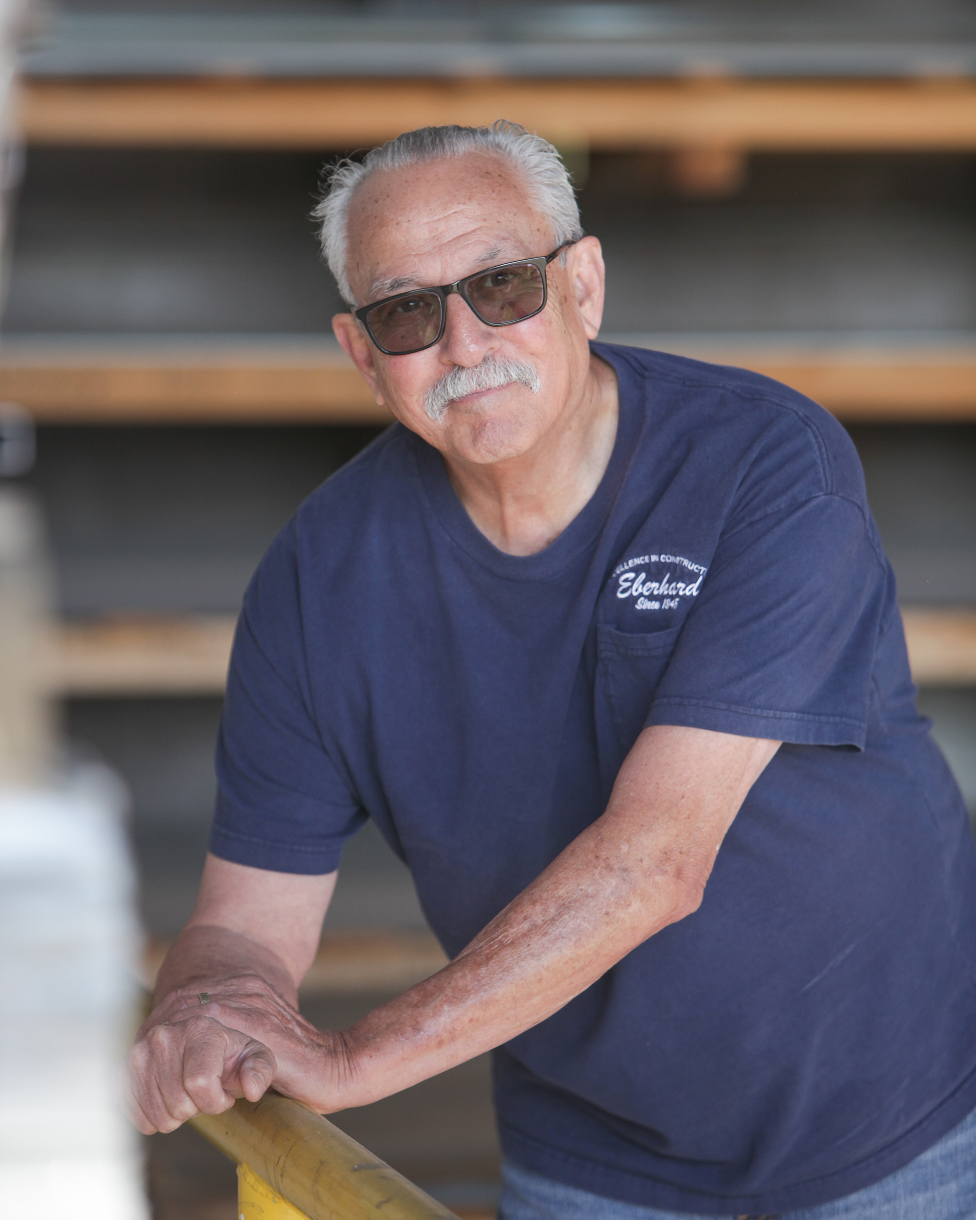 RamonSoto_IMG_9534 Ramon Soto retirement portrait from construction roofing, waterproofing, sheet metal company Eberhard, A Tecta America Company, LLC